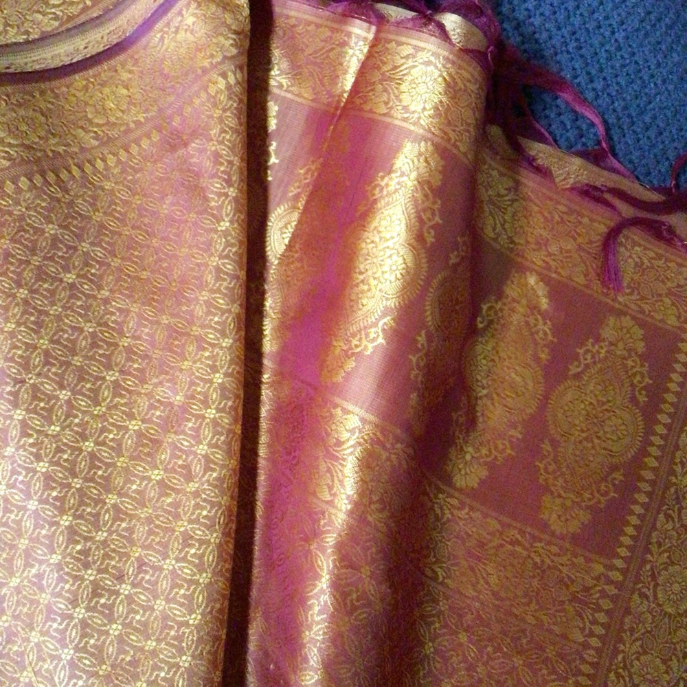 Silk scarf 68”x20” new - Picture 4 of 6